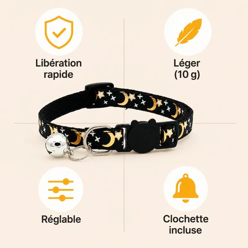 Collier chat anti-étranglement – Libération rapide | BreakAway