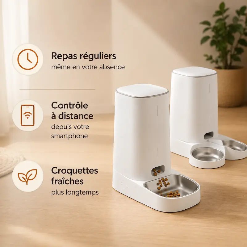 Distributeur automatique croquettes chat – Repas réguliers | AutoMeal