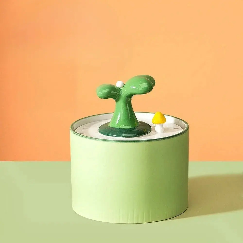 Fontaine à eau pour chat ultra silencieuse céramique Griffe d'Amour