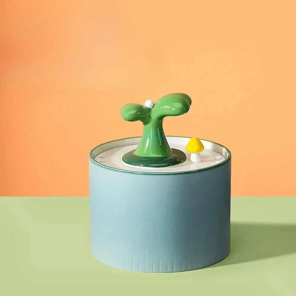 Fontaine à eau pour chat ultra silencieuse céramique Griffe d'Amour