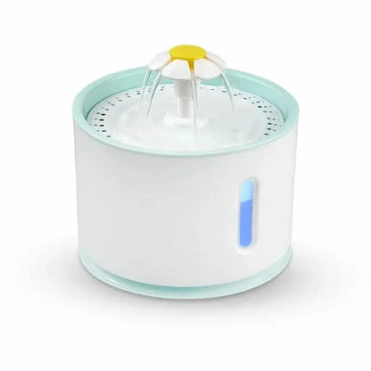 Fontaine à eau design fleur inox