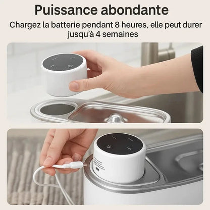 Fontaine sans fil à piles pour chat - Hydratation libre et durable Griffe d'Amour