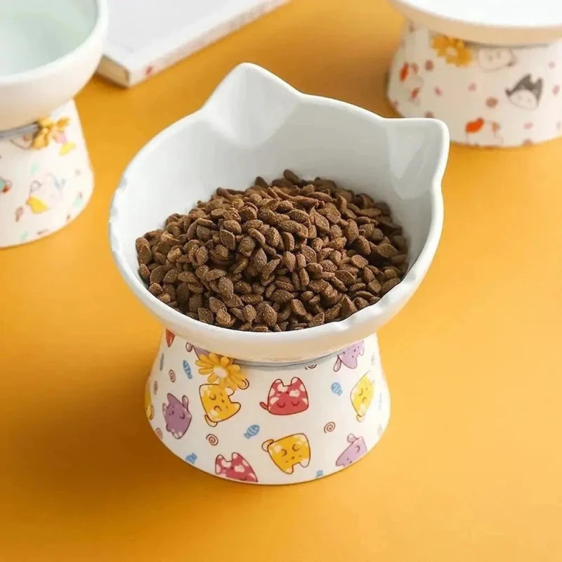 Gamelle céramique pour chat - Stabilité et confort optimal | PurrBowl