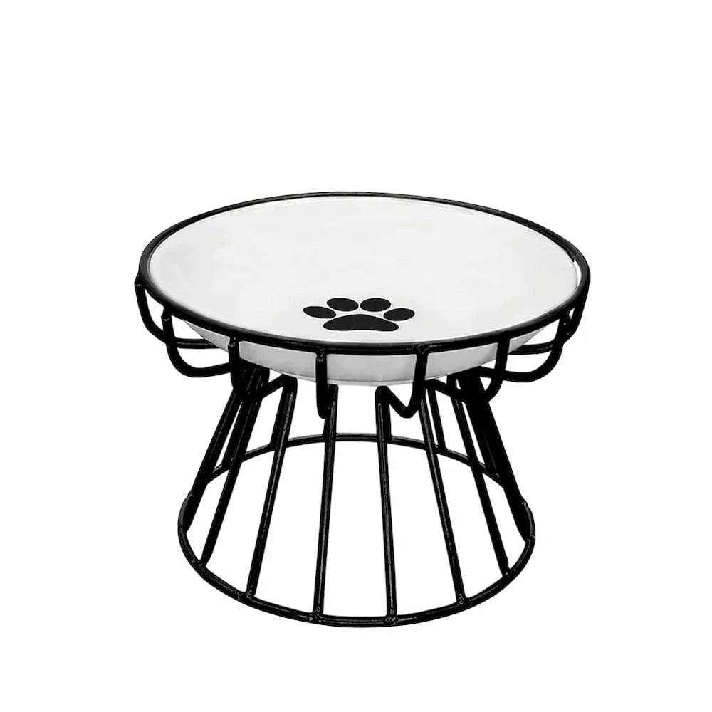 Gamelle chat céramique surélevée - Confort et posture optimale Griffe d'Amour