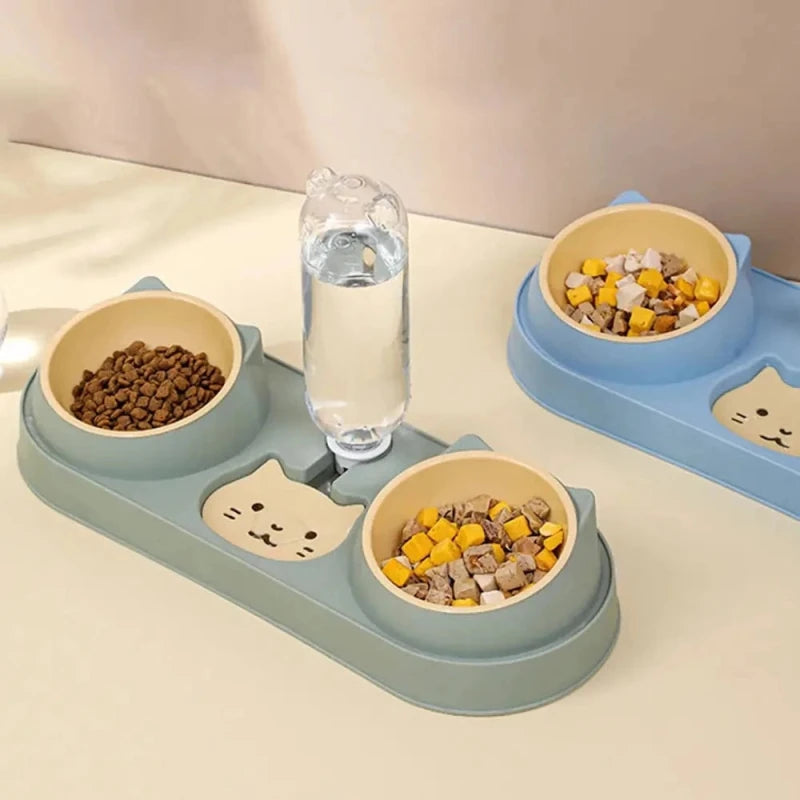 Gamelle pour 2 chats - Anti-conflit | HarmonyFeed
