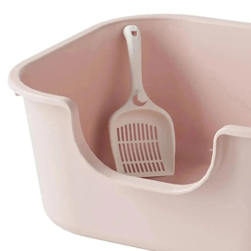 Grand bac à litière pour chat - Circulation d’air améliorée | RoomyCat