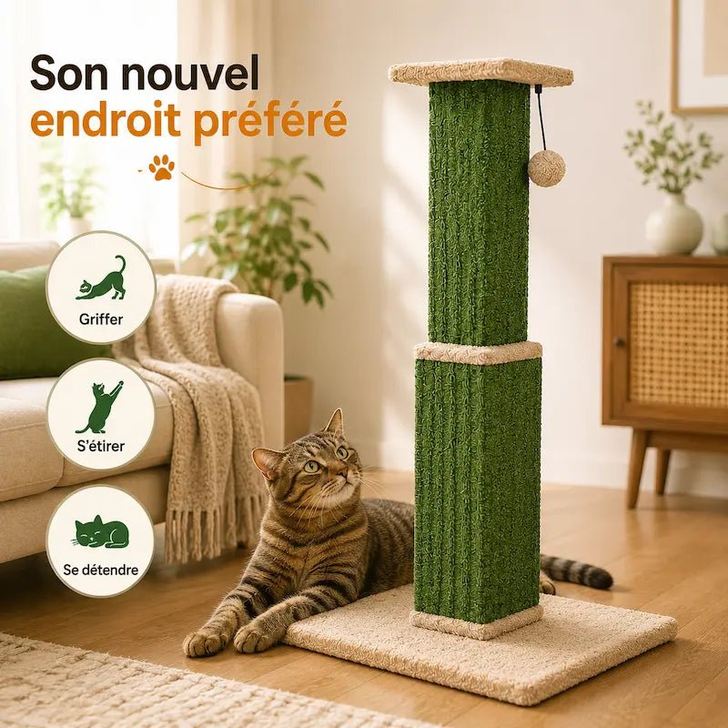 Grand poteau à gratter chat - Ultra robuste | PowerScratch