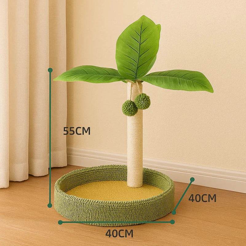 Griffoir chat arbre cocotier - Protège canapé | MiaouHome