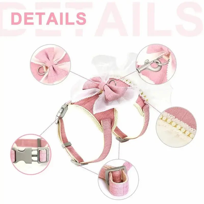 Harnais chat robe princesse - Confort royal | CatRoyale