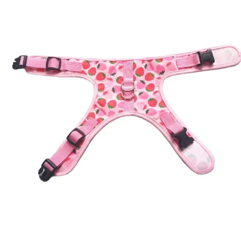 Harnais chat rose