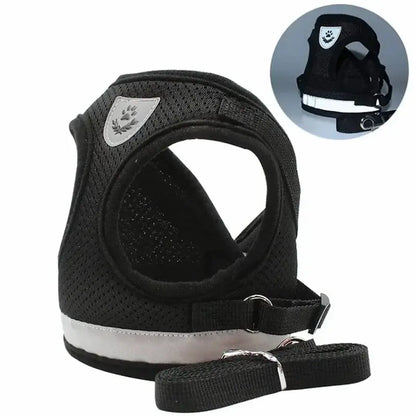 Harnais gilet maille chat