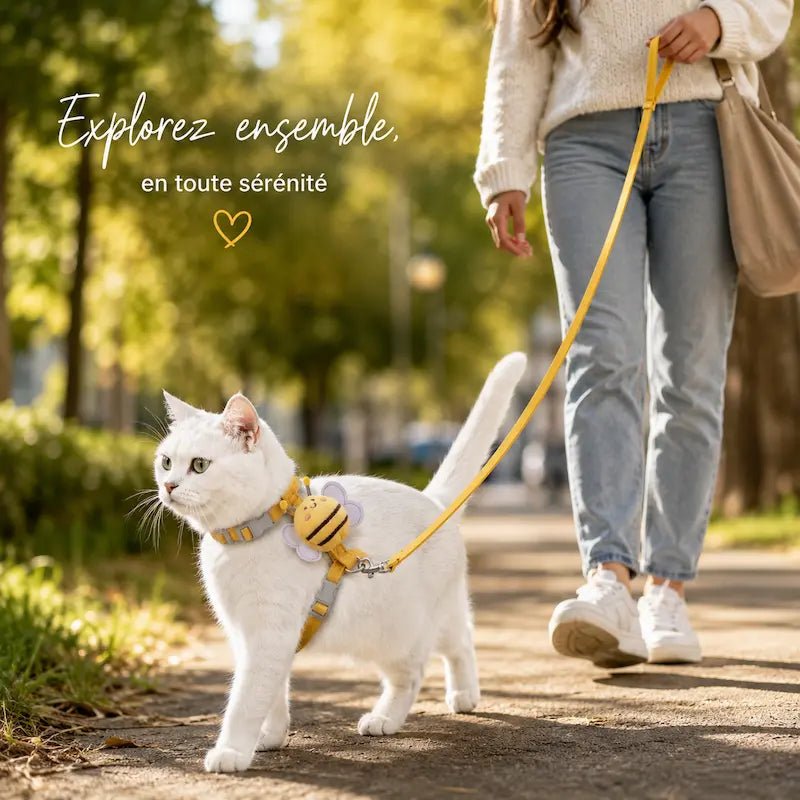 Harnais pour petit chat - Ajustement précis | MiniFit