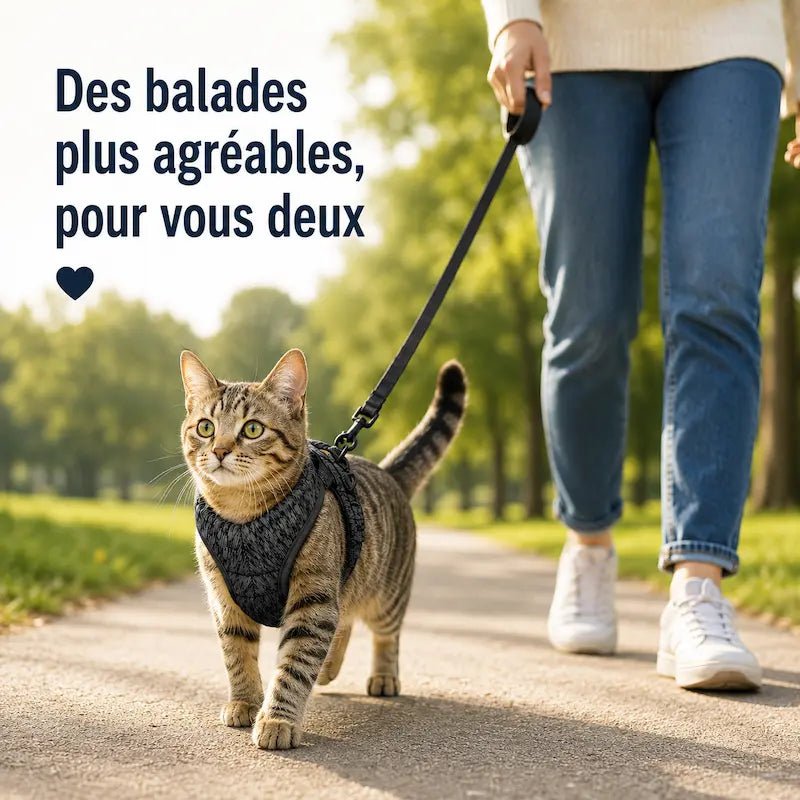 Harnais traction chat - Sécurité & contrôle | CatForce