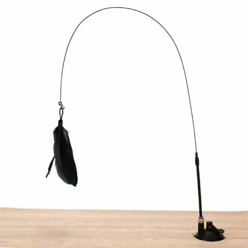 Jouet pour chat plume à ventouse - Amusement garanti | PlumeStick
