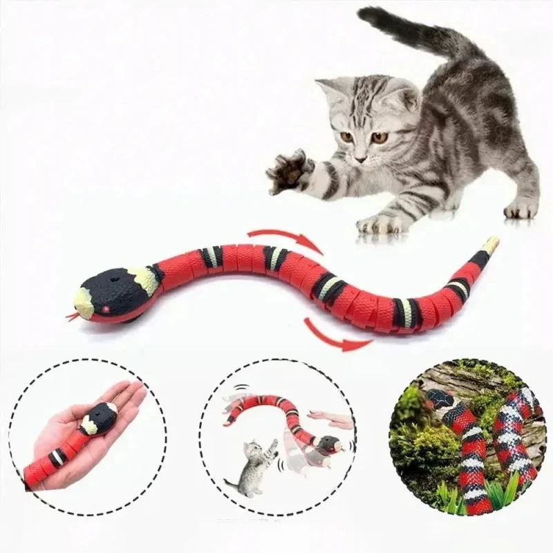Jouet serpent pour chat - Mouvement réaliste | SnakePlay