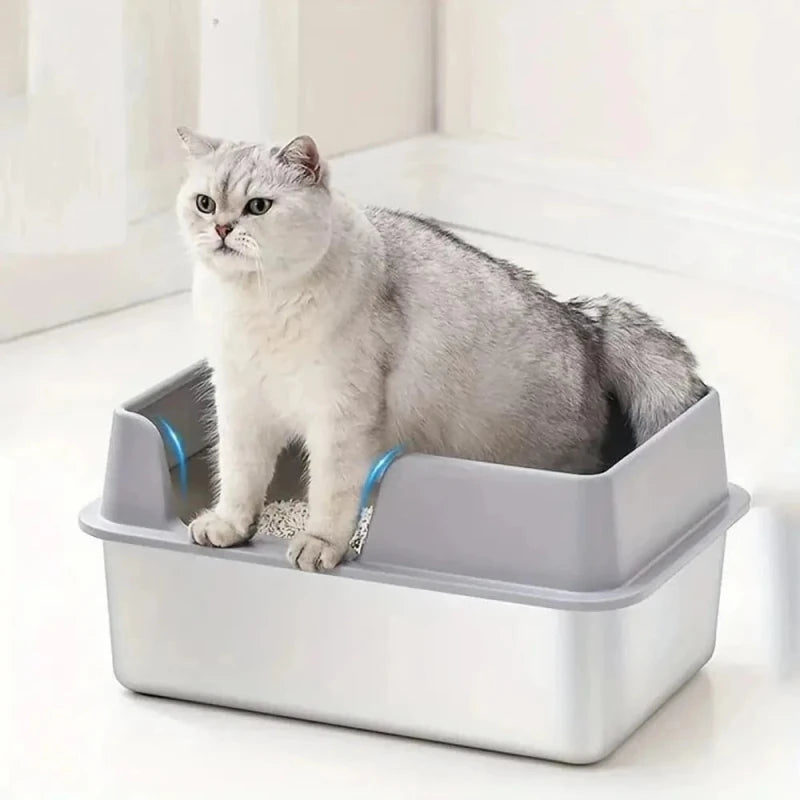Litière inox pour chat - Résistant aux odeurs | SteelCat