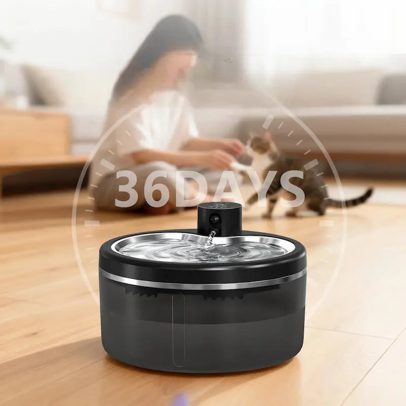 Fontaine à eau chat inox 3L