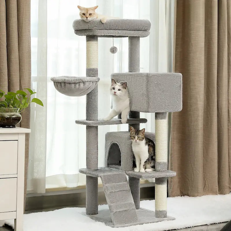 Arbre à chat luxe multi-niveaux