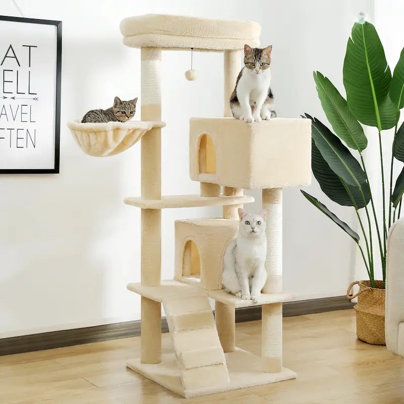 Arbre à chat luxe multi-niveaux