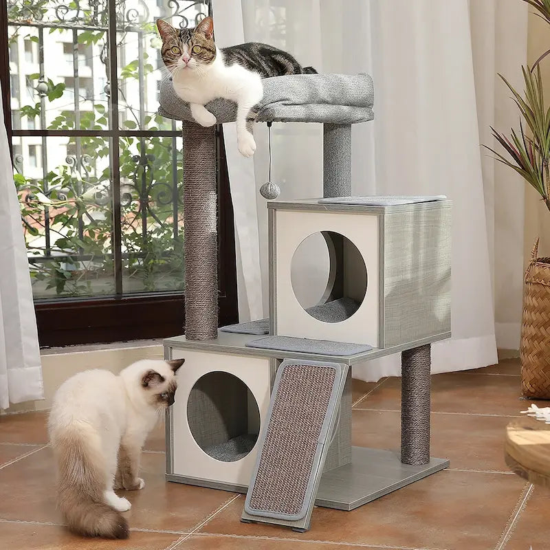 Petit arbre à chat moderne