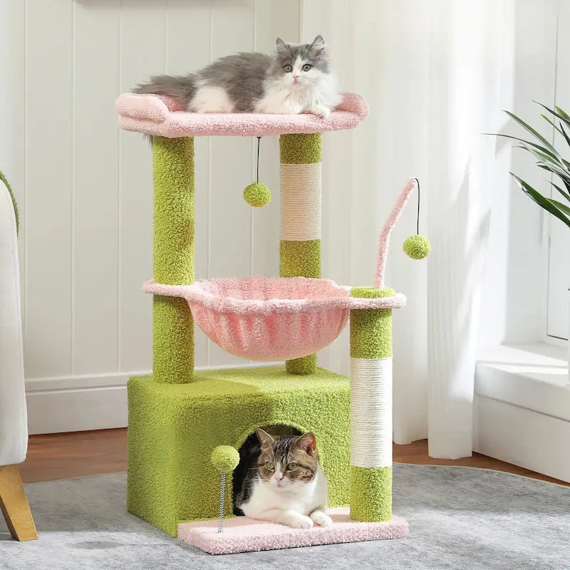 Arbre à chat 4-en-1 avec condos