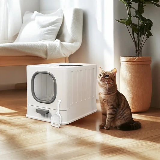 Maison de toilette chat anti odeur - Fini les mauvaises odeurs Griffe d'Amour