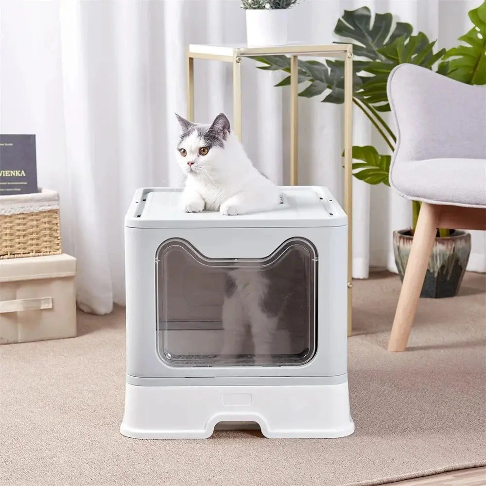 Maison de toilette XXL pour chat - Pratique & anti-odeurs Griffe d'Amour