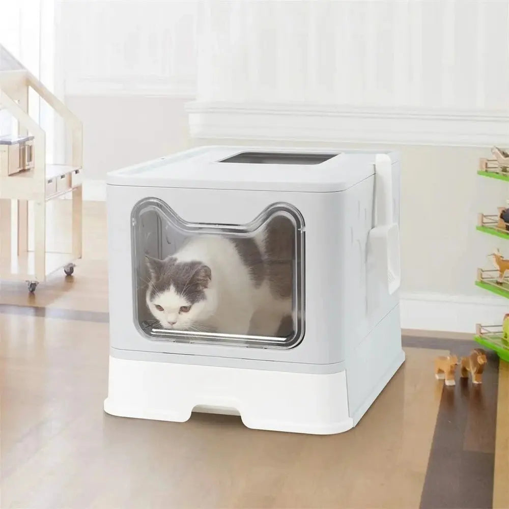 Maison de toilette XXL pour chat - Pratique & anti-odeurs Griffe d'Amour