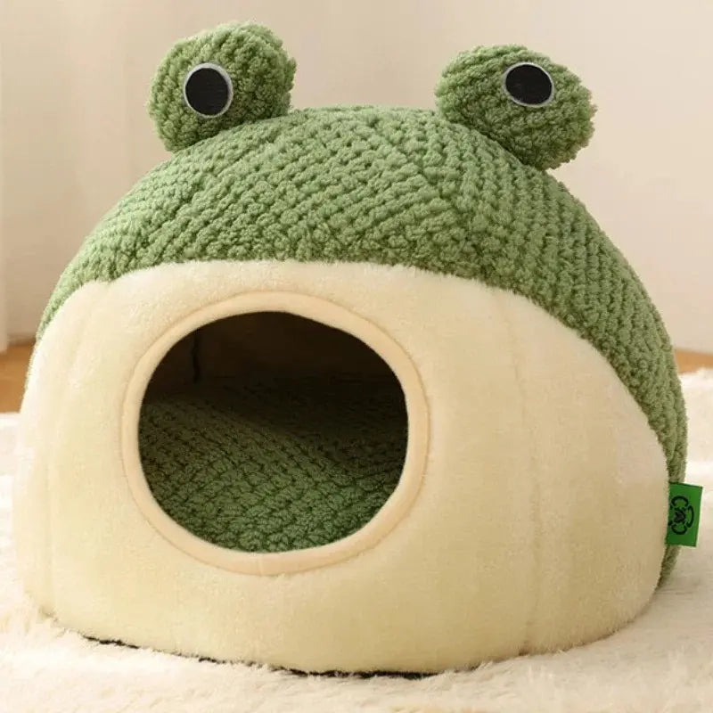 Niche en peluche pour chat