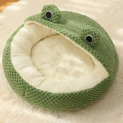 Niche en peluche pour chat