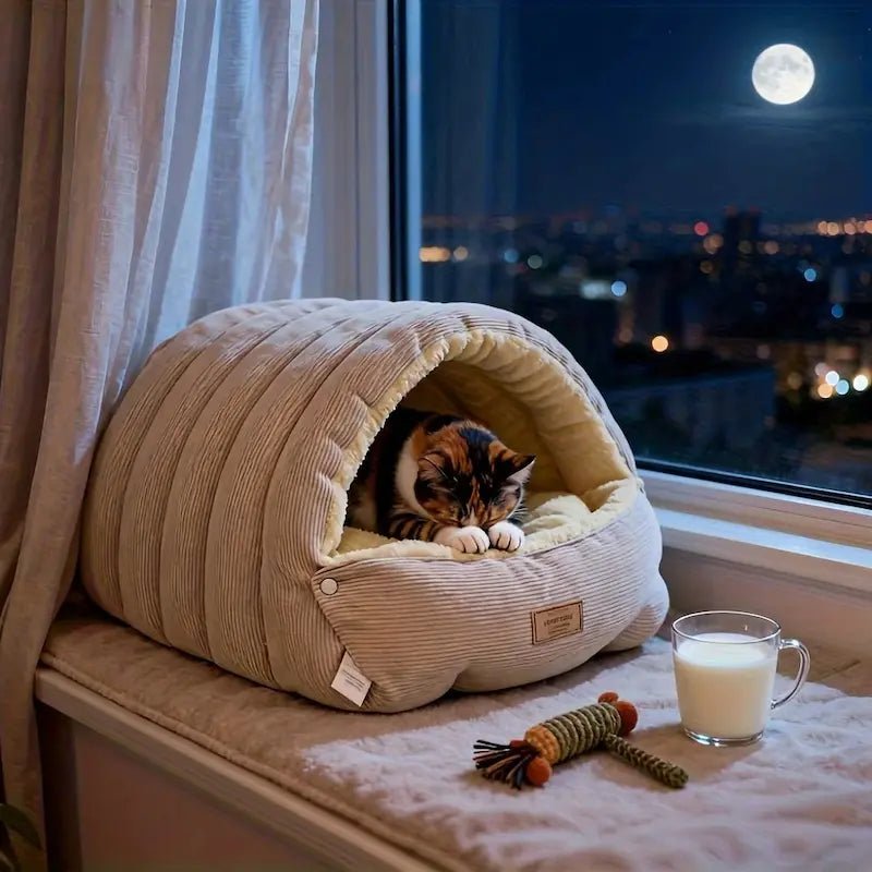 Panier chat hiver chaud - Nid douillet | SnuggleCat