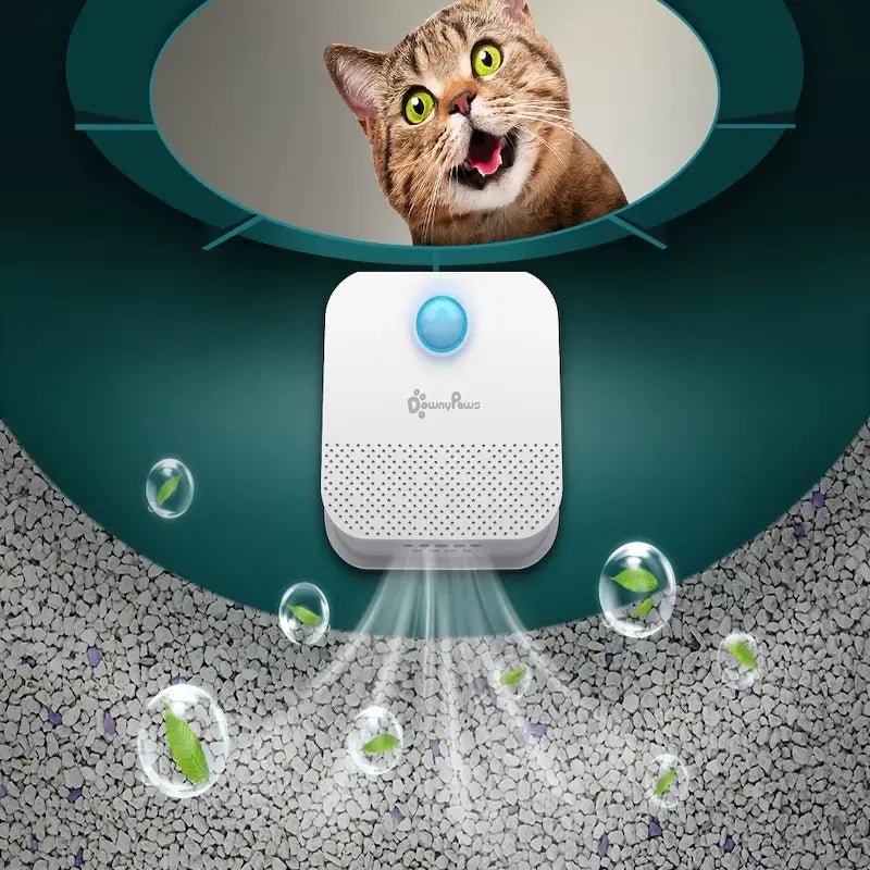 Purificateur air chat - Stop odeurs litière | DownyPaws