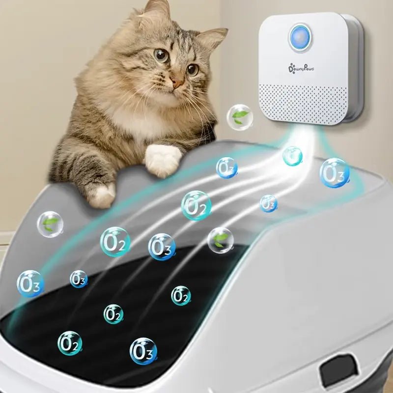 Purificateur air chat - Stop odeurs litière | DownyPaws