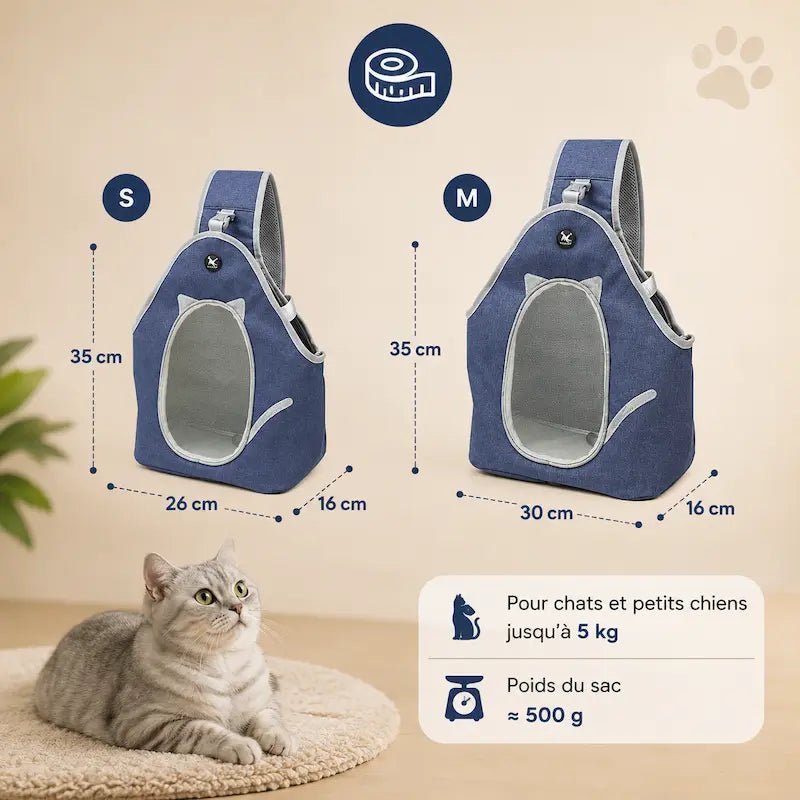 Sac à main bandoulière chat - Look & confort | Catelle