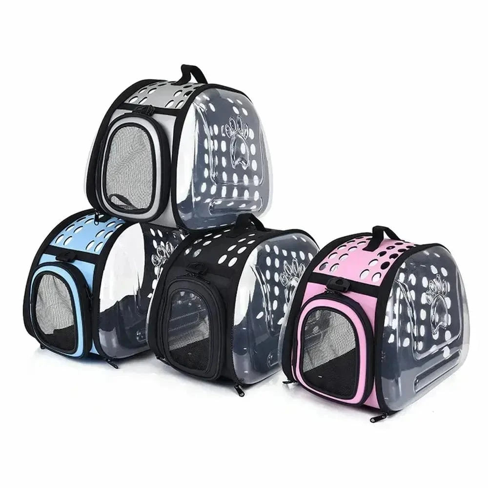 Sac de transport transparent pour chat - Voyagez en sérénité Griffe d'Amour