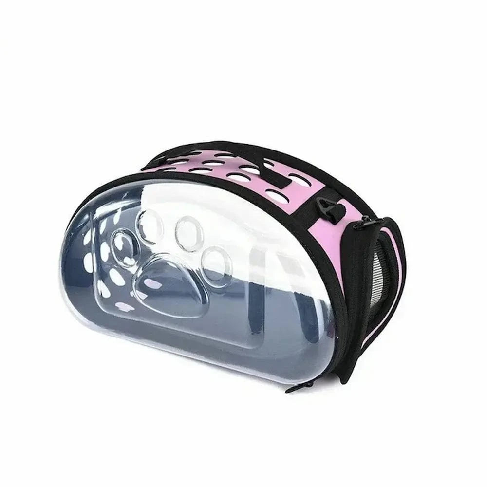 Sac de transport transparent pour chat - Voyagez en sérénité Griffe d'Amour