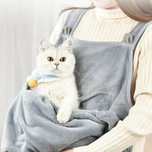 Tablier de transport pour chat