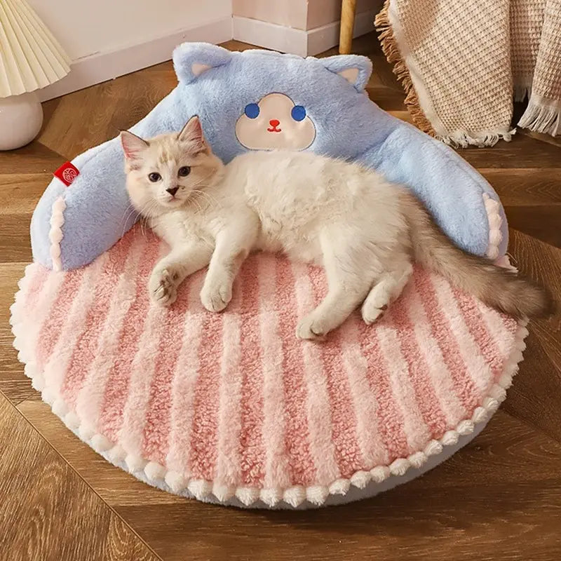 Tapis lit couchage pour chat