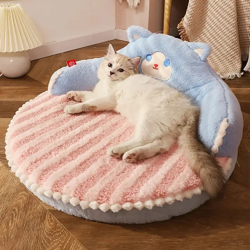 Tapis lit couchage pour chat