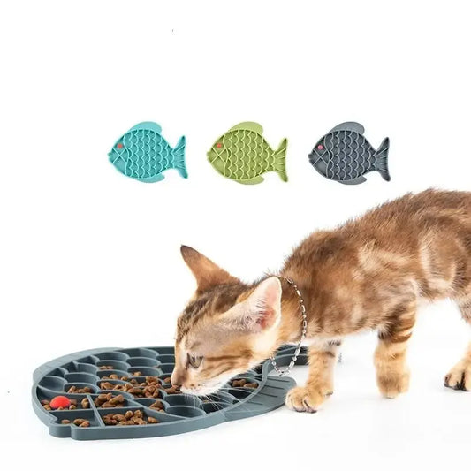 Tapis silicone gamelle chat
